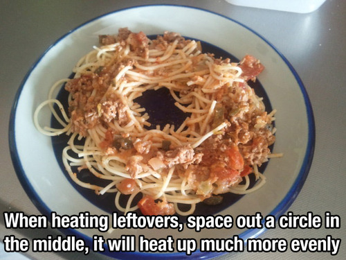 food microwave life hacks